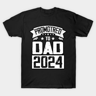 New Dad Soon To Be Dad est.2024 Father's Day First Time Dad T-Shirt